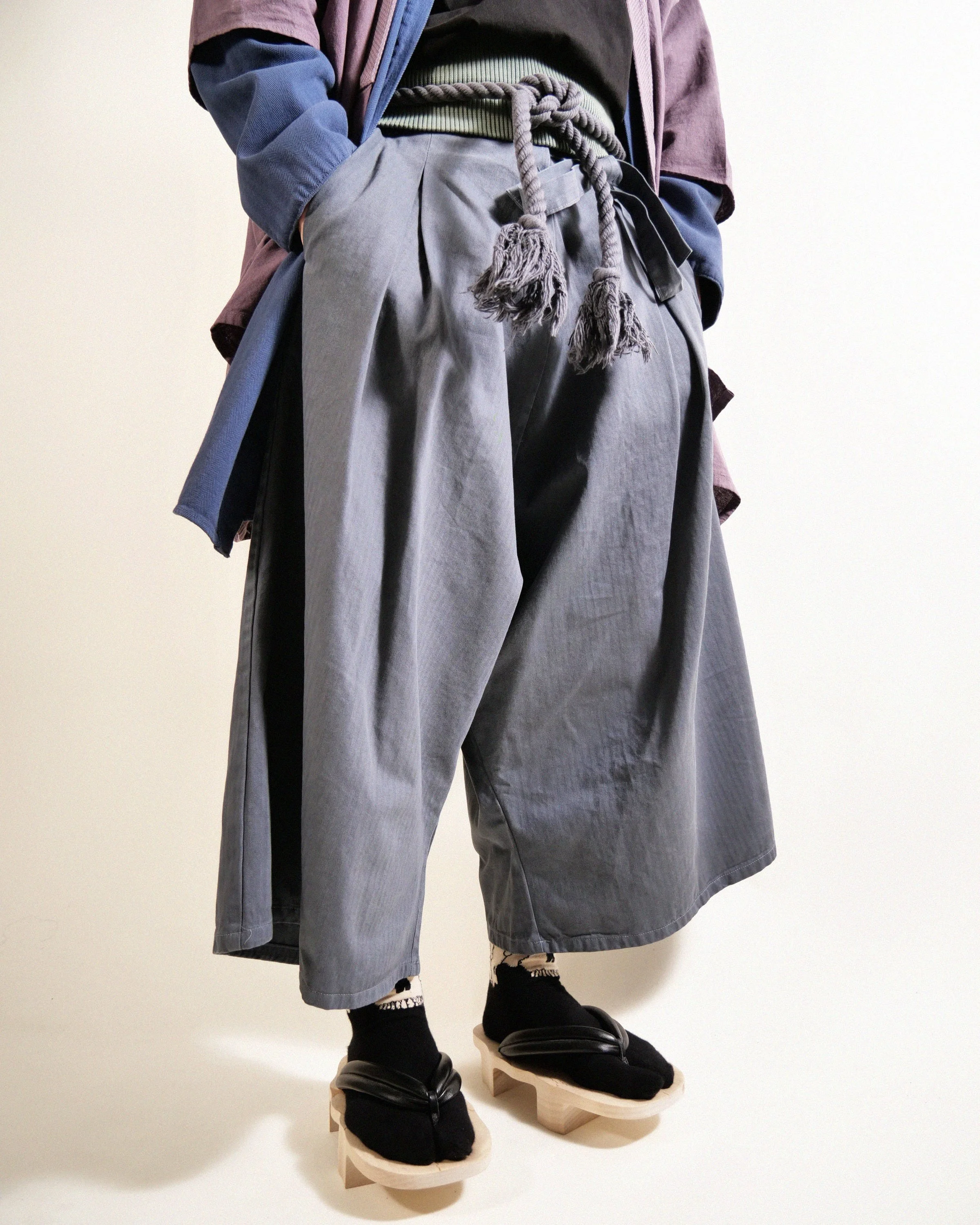 DOUHIKI - ASH BLUE | Prospective Flow | Japanese Fashion for Men